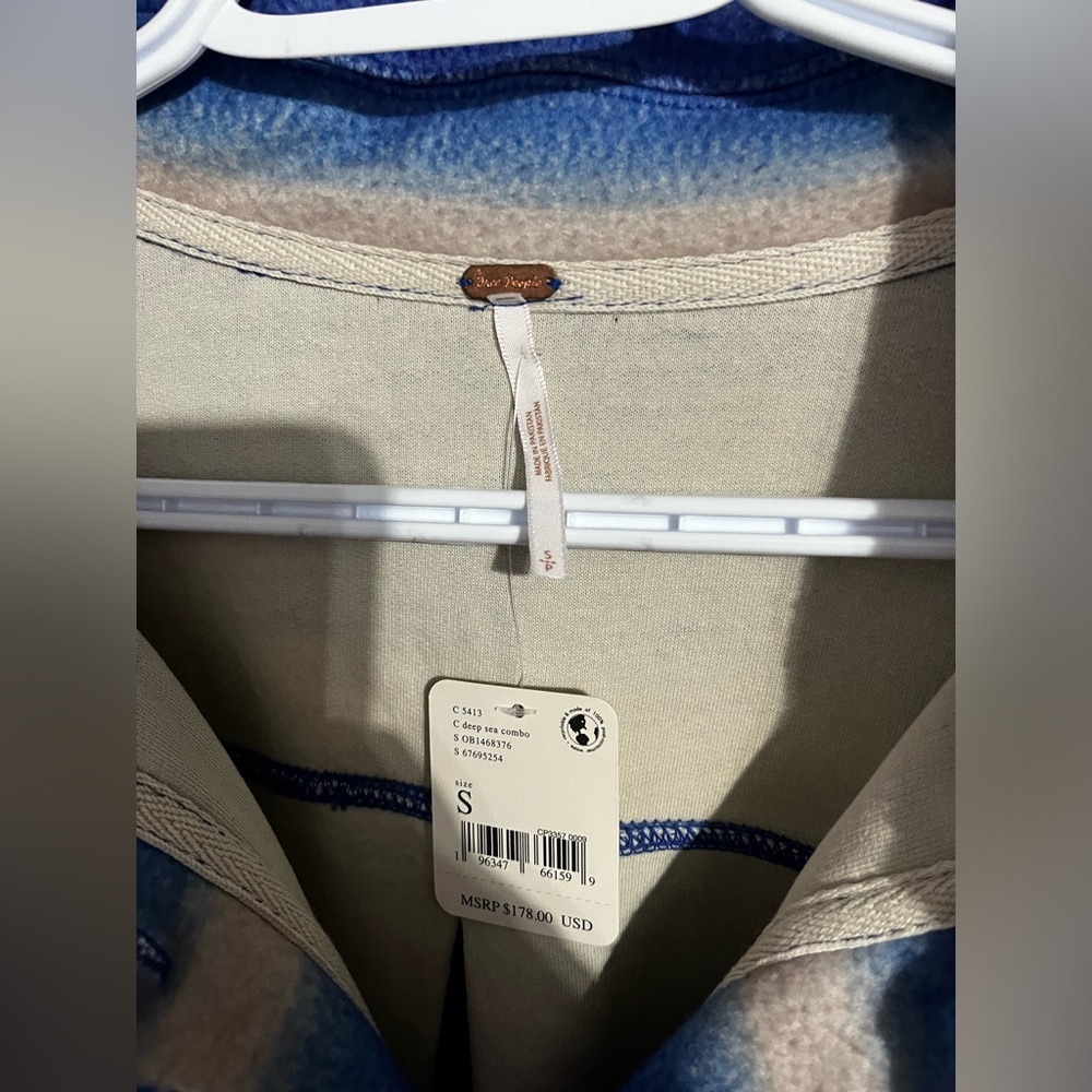 Free People | Ruby Shacket Oversized *Deep Sea Combo - Picture 3 of 10
